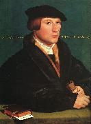 Hans Holbein Portrait of a Member of the Wedigh Family oil